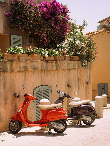 Paysage Vespa de Saint-Tropez par Mélissa Lafarque
