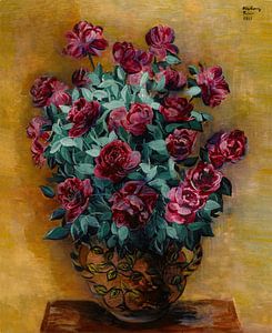 Moïse Kisling - Rote Rosen