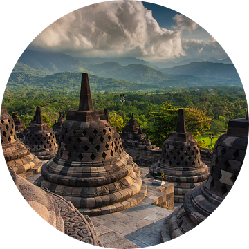 Borobudur tempel van Ilya Korzelius