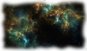 Abstrakte Fantasie-Nebel-Galaxie