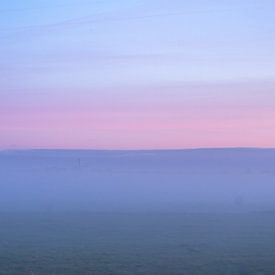 Pastellfarbener Sonnenaufgang von Rauwworks