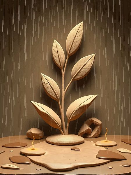 Earthy Tones and Pebbles by Ini Rendybovi