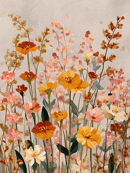 Verträumte florale Landschaft