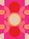 Abstract 01 | A work that brings summer into your home through its cheerful colours of red, pink and orange by Wil Vervenne thumbnail