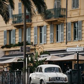 Renault Dauphine in the port of Nice, France | Oldtimer | Classic Car by Guy Houben