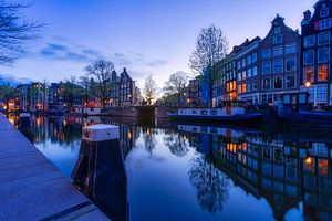 Amsterdam au coucher du soleil