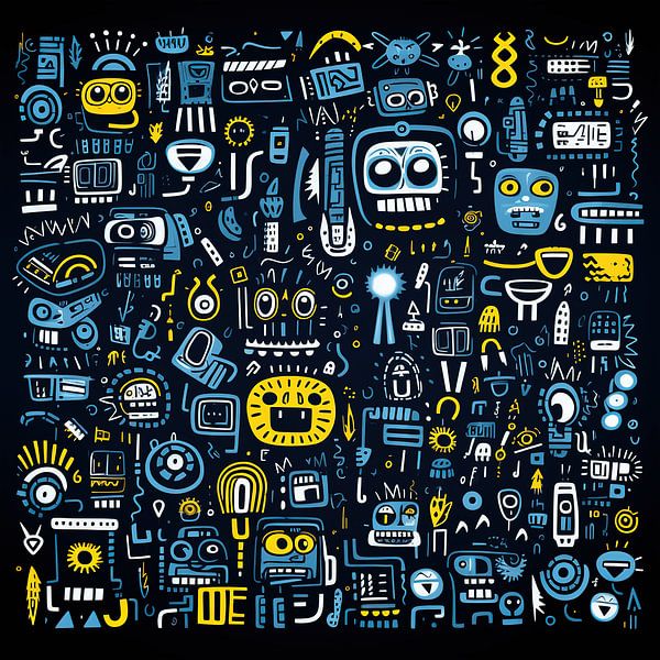 Robot Doodles by Art Lovers