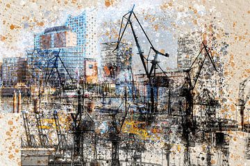 Hamburg abstract by Agostino Lo Coco