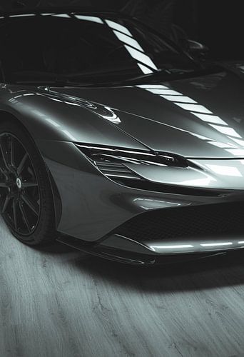 Ferrari SF90 - B/W