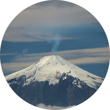 Uitzicht op Volcán Villarrica in Chili, nabij Villarrica en Pucón van A. Hendriks
