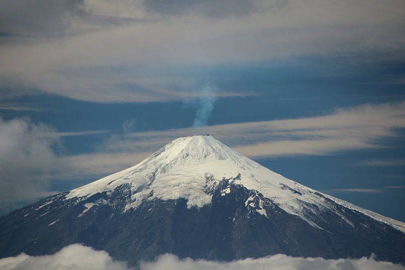 Ansicht des Volcán Villarrica in Chile, in der Nähe von Villarrica und Pucón von A. Hendriks