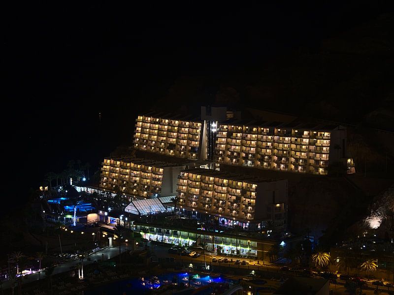 Taurito bei Nacht, Gran Canaria von Timon Schneider