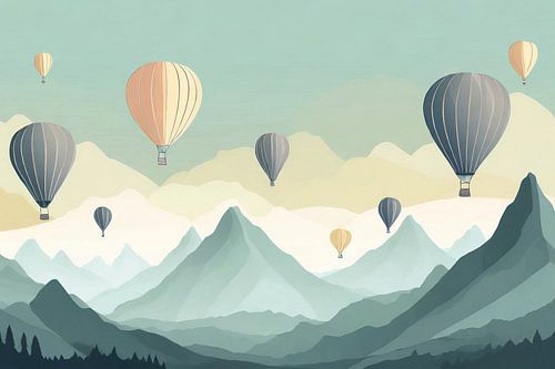 Journey of the hot air balloons