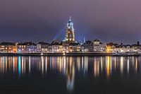 Skyline Deventer in the evening