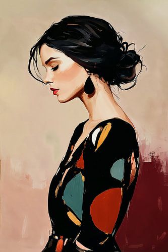 Grace, in Beige en Bordeaux no.3 van Studio BB