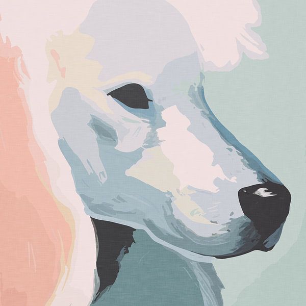 Portrait of a Poodle by Patterns & Palettes