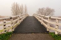 Brücke im Nebel von Merijn Loch Miniaturansicht