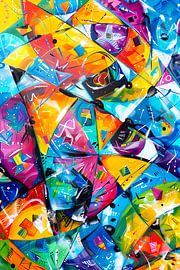 Explosion de couleurs abstraites sur Imperial Art House