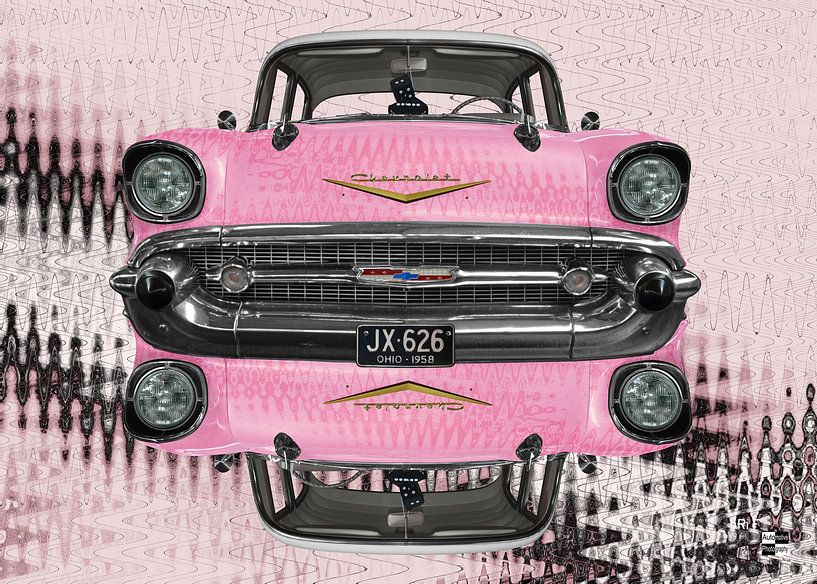 Chevrolet Bel Air 1957 Art Car by aRi F. Huber