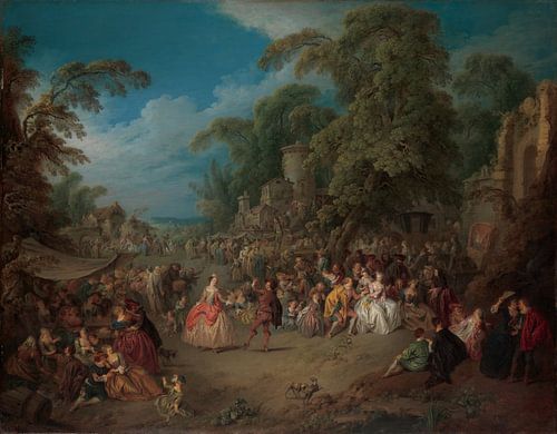 Jean-Baptiste Joseph Pater, The Fair at Bezons
