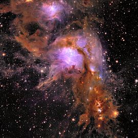 Messier 78, a star formation in a cloud interstellar dust by NASA and Space