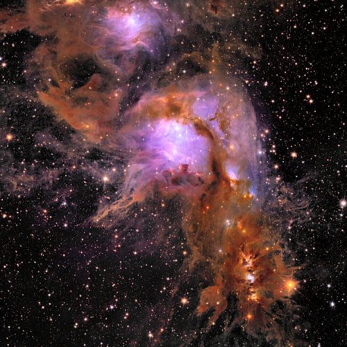 Messier 78, een stervorming in een interstellaire stofwolk