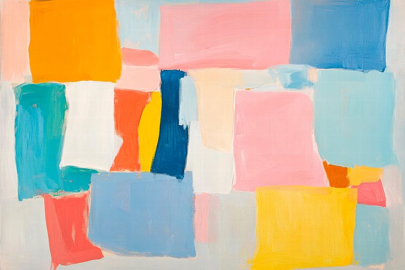 Colourful colour composition - Abstract by Poster Art Shop