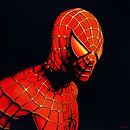 Spider-Man schilderij van Paul Meijering thumbnail