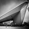 Gare centrale de Rotterdam (en noir et blanc) sur Prachtig Rotterdam