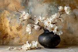 Magnolie in „Gouden Rust“ – Zeitlose Eleganz von Joriali Fine Art