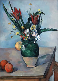 Tulpen neben Orangen von Bob Cintron