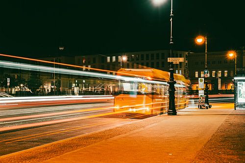 Verlichte bus