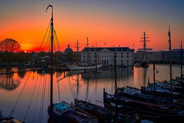 Foto vom Oosterdok und dem Scheepvaartmuseum in Amsterdam, 20 von Amsterdam.Photos