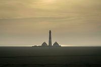 Leuchtturm Westerheversand zur goldenen Stunde