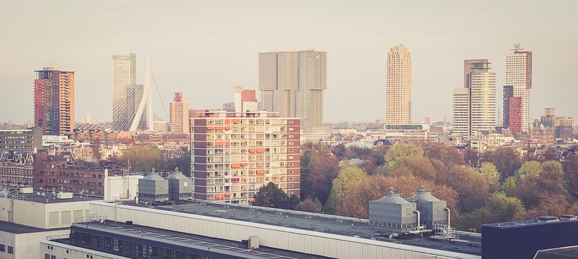 Skyline von Rotterdam von Bram Huijzen