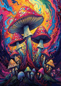 Kosmische Pilzexplosion