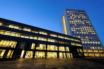 Het kantorencomplex Galgenwaard in Utrecht met Brunel en Galghenwert van Donker Utrecht