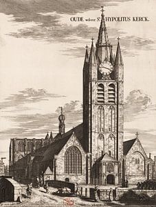 Coenraet Decker, Alte Kirche (St. Hypolituskerk) in Delft