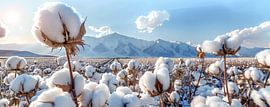 Cotton Sea at the Foot of the Mountain by ByNoukk