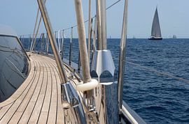 Sailing on the Wadden Sea. by Albert Brunsting