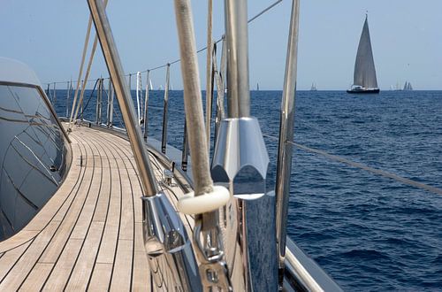 Segeln auf dem Wattenmeer.