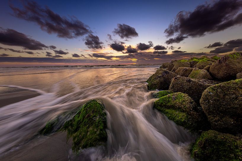 An evening at the Dam on Texel by Andy Luberti