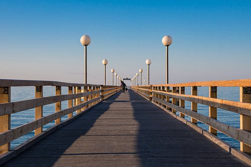 Pier on the Baltic Sea coast in Heiligendamm