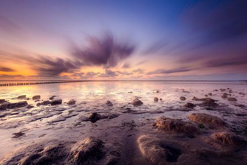 Het wad - Als de zon al onder is.