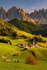 Sonnenuntergang in Santa Maddalena, Italien von Henk Meijer Photography
