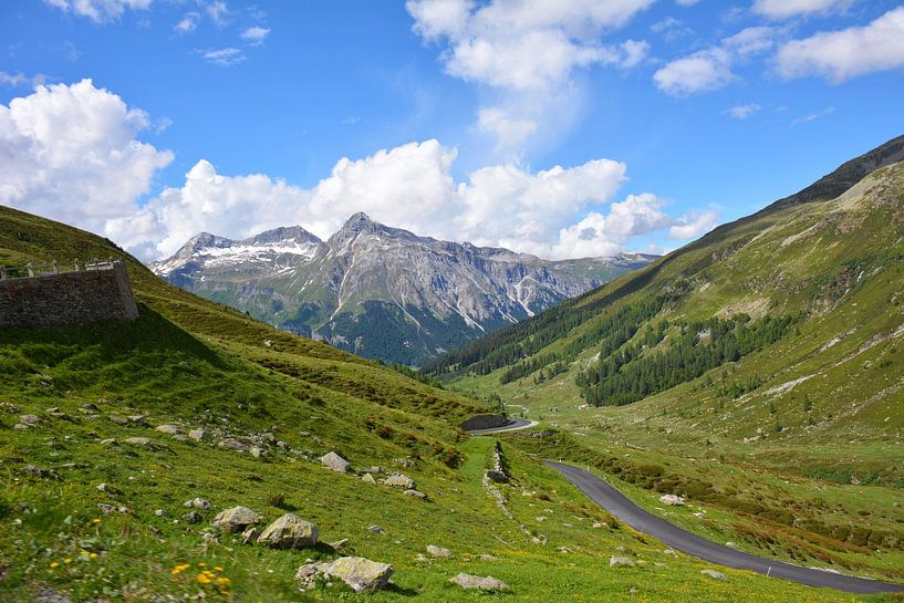 Haarnadelkurven und Bergkulisse auf dem Passo Pordoi Italien von My Footprints