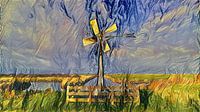Peinture numérique Moulin à Poudre Classique