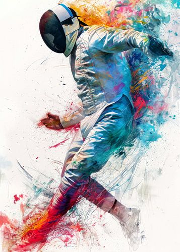 Escrime sport art #escrime #sport