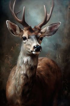 Rotwild blickt voraus