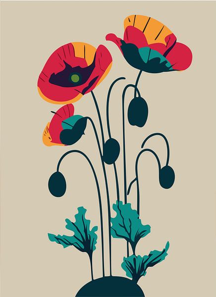 Le coquelicot II par Gypsy Galleria